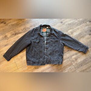 Levi's Men's Charcoal Denim Jacket Vintage fit
